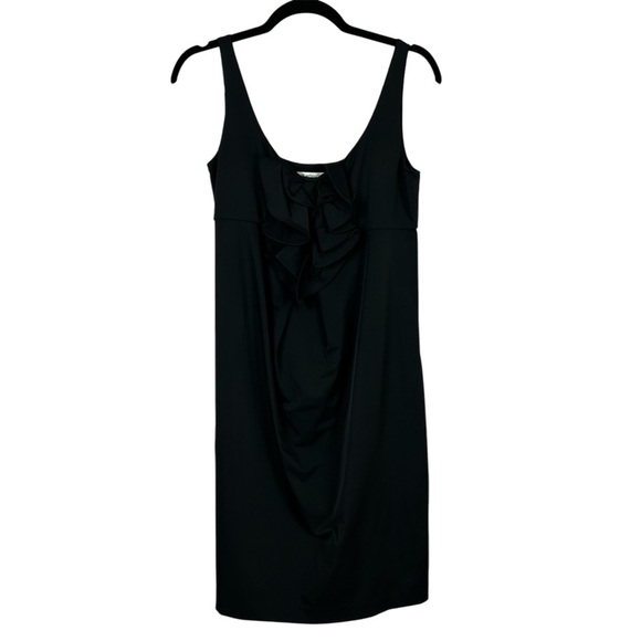 Diane von Furstenberg Elegant Black Adalina Dress Size 6 - Picture 2 of 12